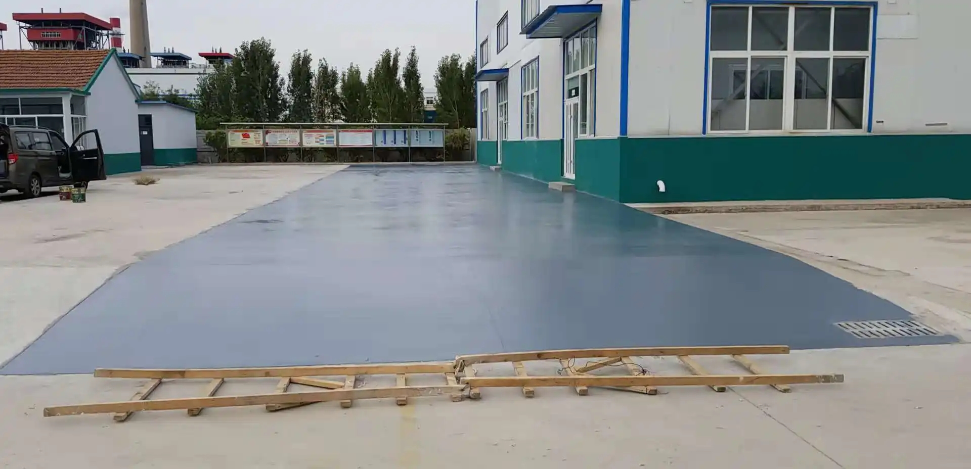 仙桃车间厂房地坪漆修补翻新